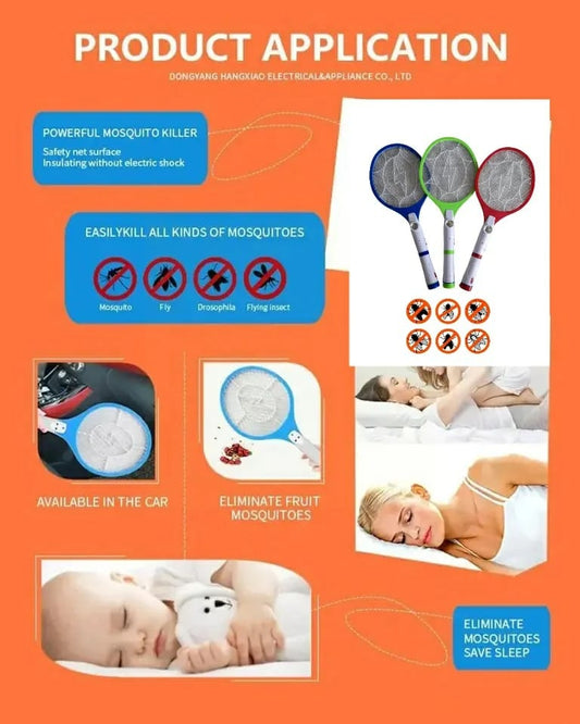 RAQUETA MATA MOSQUITOS BENGALA