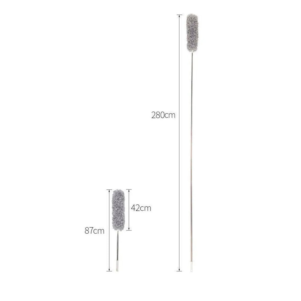 Plumero de limpieza extensible de microfibra